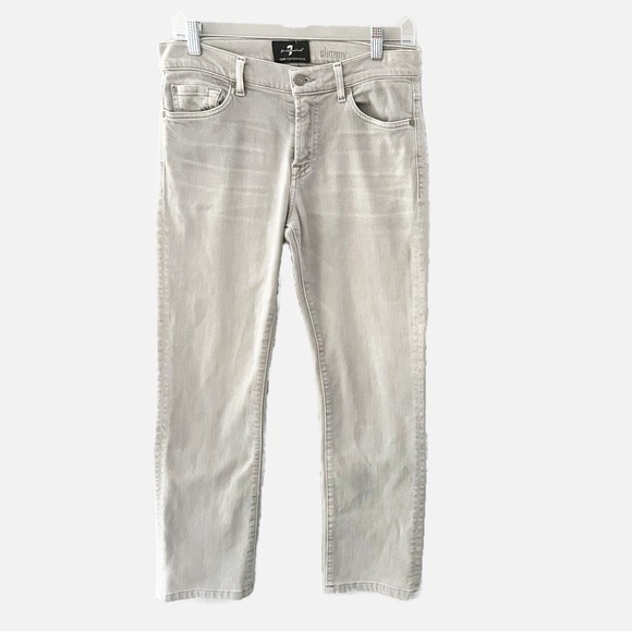 7FAM 7 for all mankind LUXE Sport Slimmy Straight Leg Jeans Size 29 - Picture 1 of 10